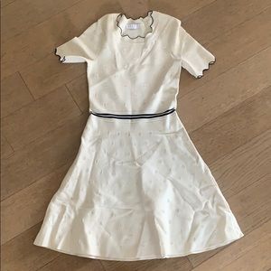 Sandro white dress
